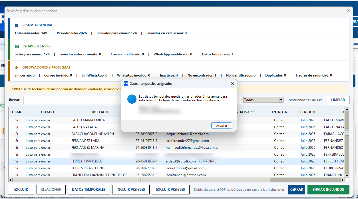 Uso real de datos temporales en ReciboNexo, con información anonimizada